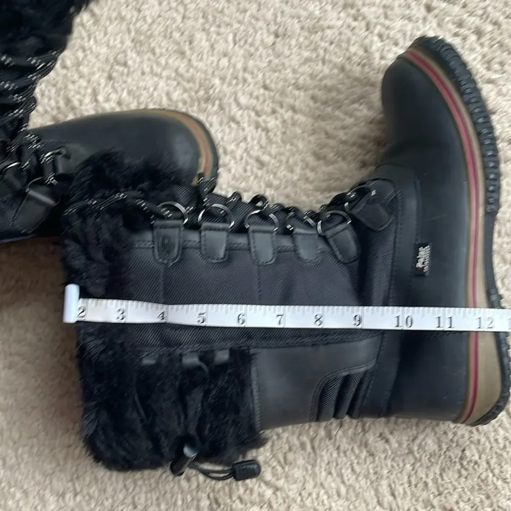 Pajar Canada Waterproof Snow Boots Black 8/ 8.5 Tex Membrane -30C